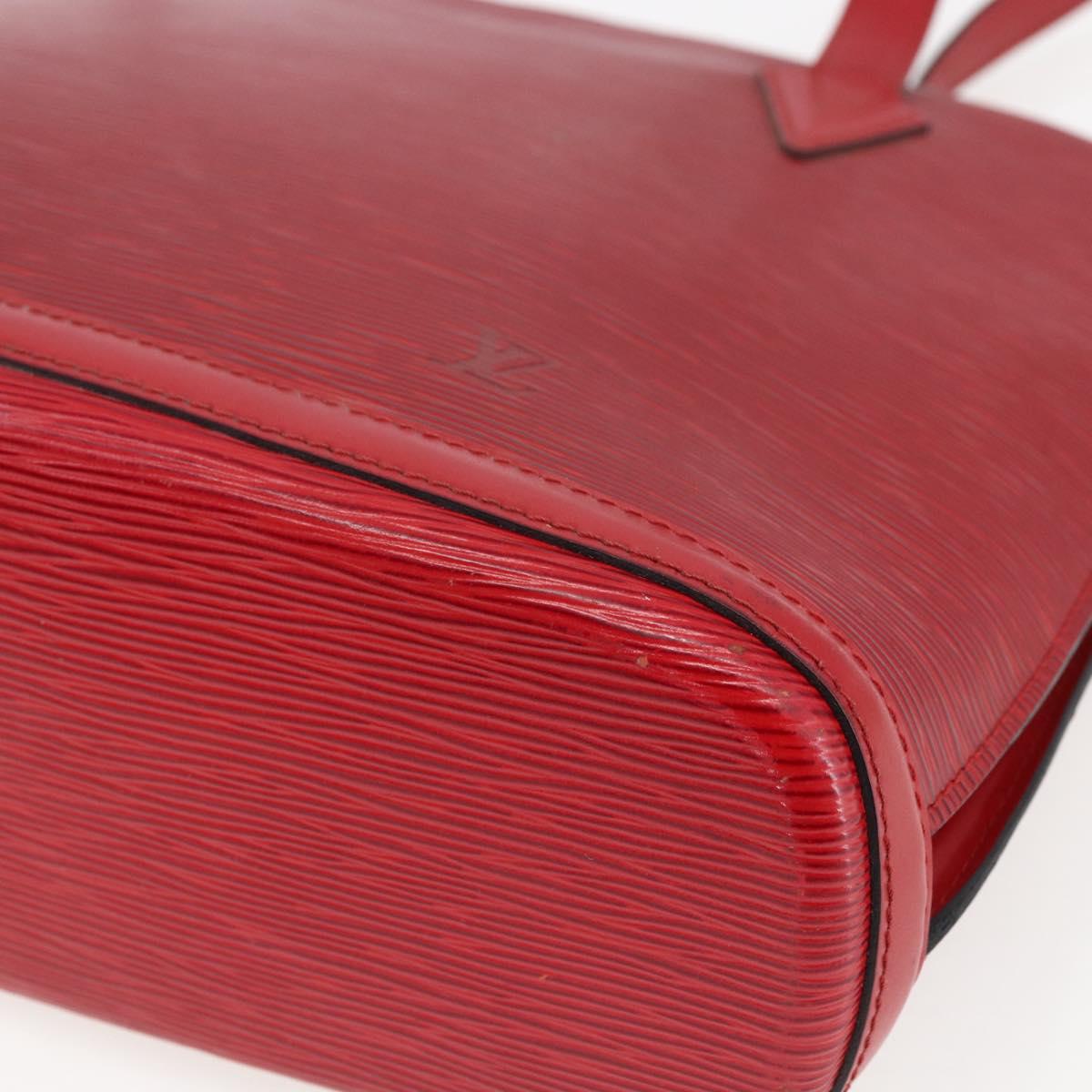 LOUIS VUITTON Epi Lussac Shoulder Bag Red M52287 LV Auth 171689