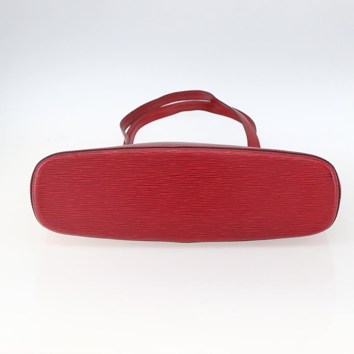 LOUIS VUITTON Epi Lussac Shoulder Bag Red M52287 LV Auth 171689