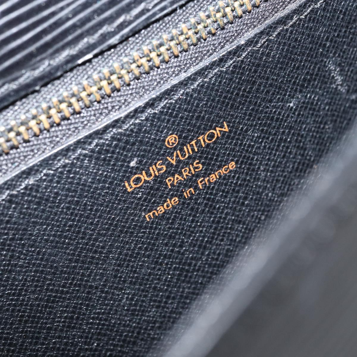 LOUIS VUITTON Epi Saint Cloud GM Shoulder Bag Black Noir M52192 LV Auth 171693A