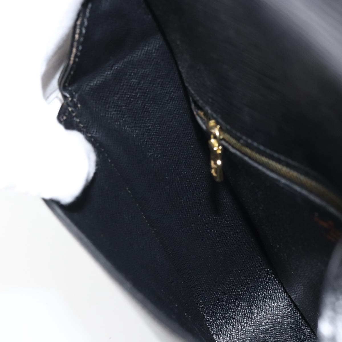 LOUIS VUITTON Epi Saint Cloud GM Shoulder Bag Black Noir M52192 LV Auth 171693A