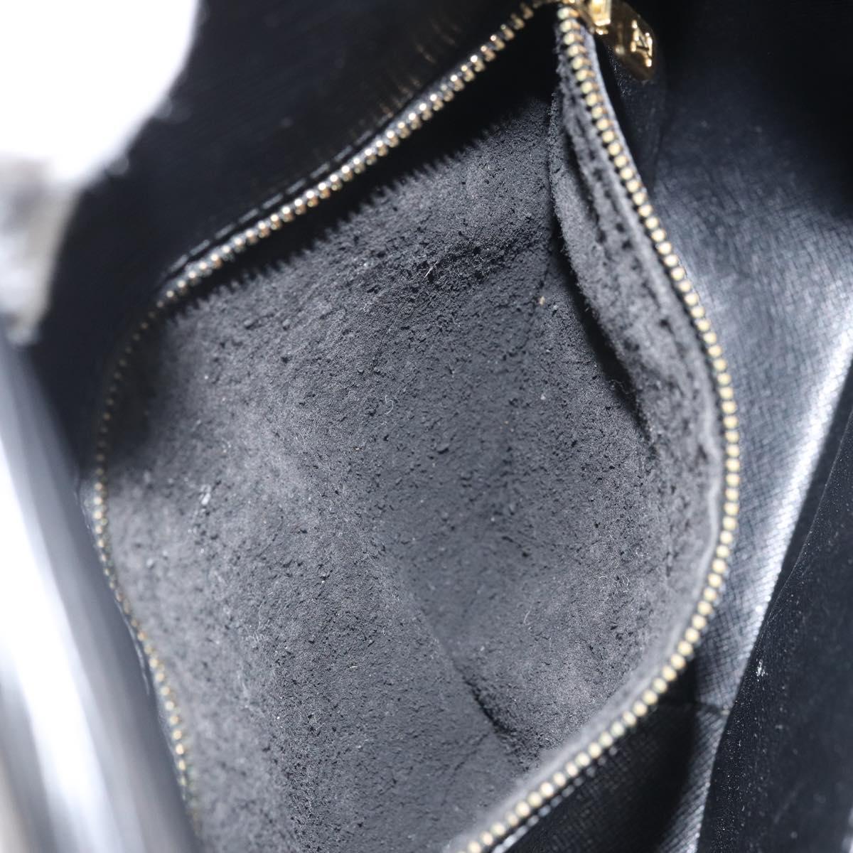 LOUIS VUITTON Epi Saint Cloud GM Shoulder Bag Black Noir M52192 LV Auth 171693A
