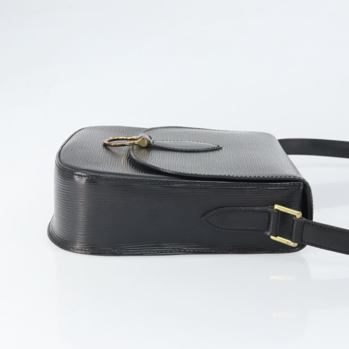 LOUIS VUITTON Epi Saint Cloud GM Shoulder Bag Black Noir M52192 LV Auth 171693A
