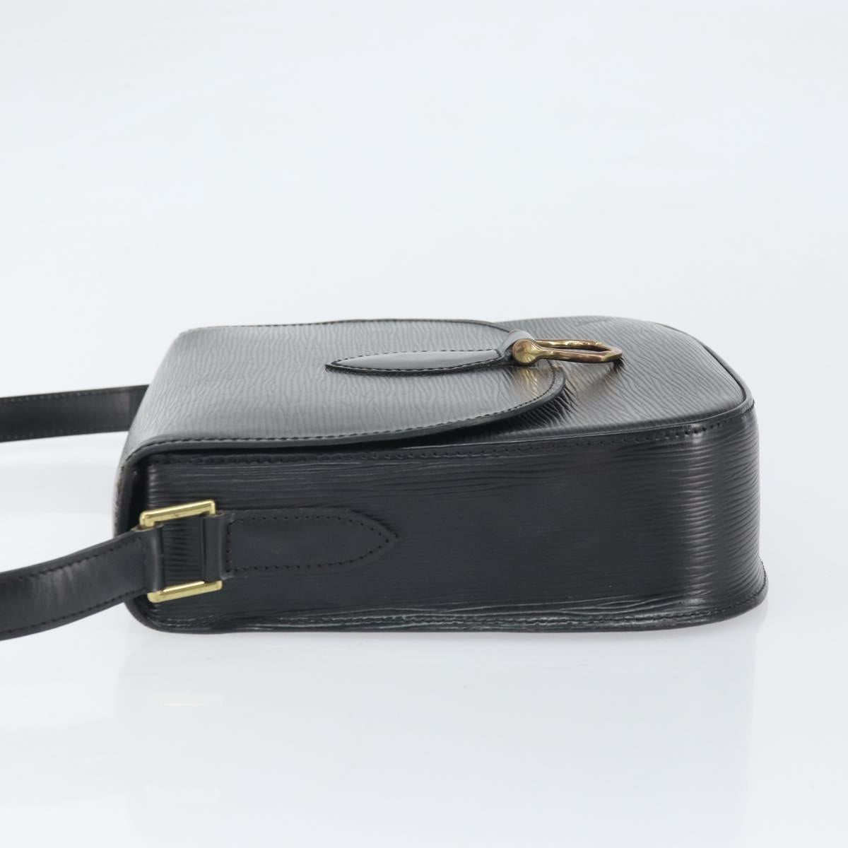 LOUIS VUITTON Epi Saint Cloud GM Shoulder Bag Black Noir M52192 LV Auth 171693A