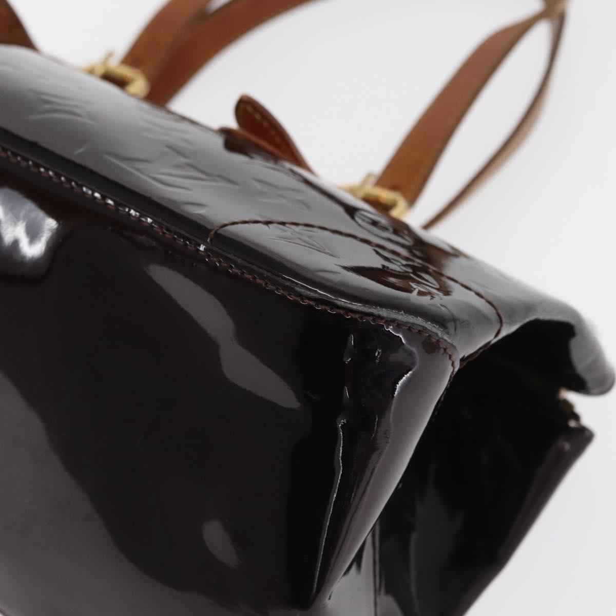 LOUIS VUITTON Monogram Vernis Rosewood Avenue Bag Amarante M93510 LV Auth 171695