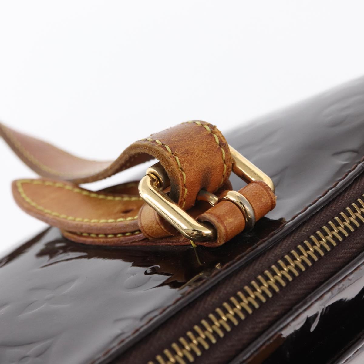 LOUIS VUITTON Monogram Vernis Rosewood Avenue Bag Amarante M93510 LV Auth 171695