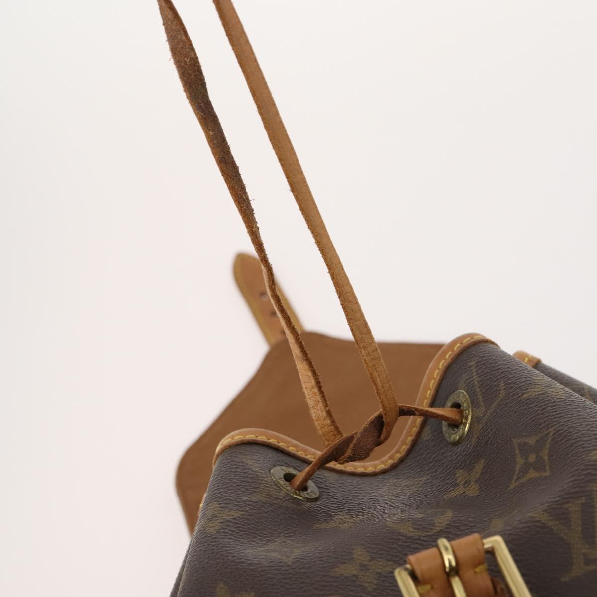 LOUIS VUITTON Monogram Montsouris MM Backpack M51136 LV Auth 171700