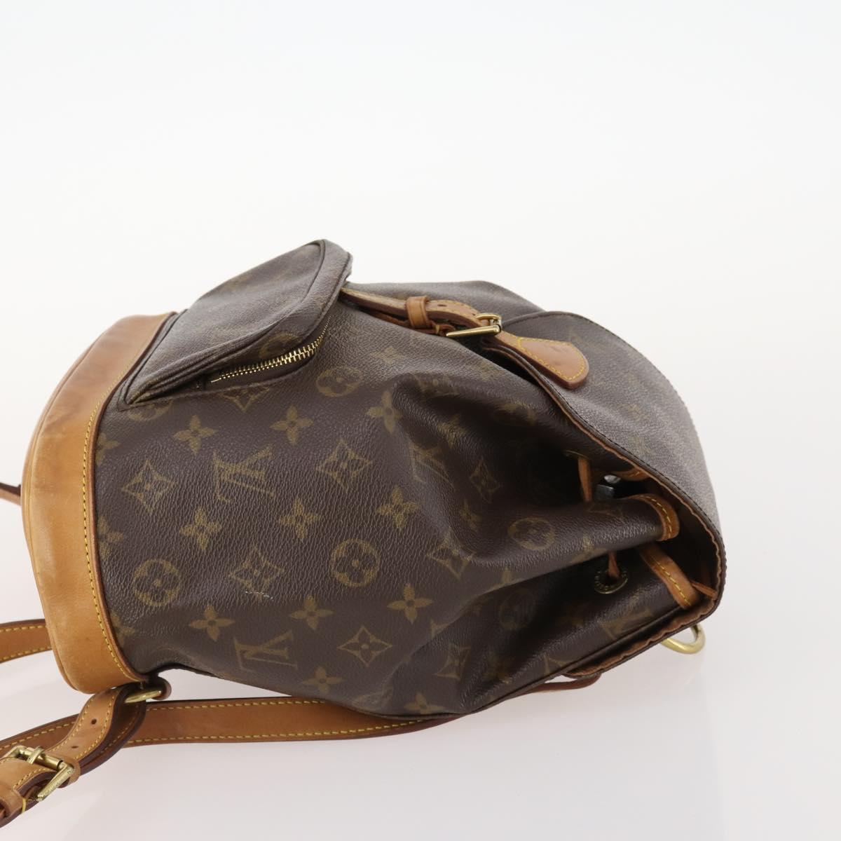 LOUIS VUITTON Monogram Montsouris MM Backpack M51136 LV Auth 171700