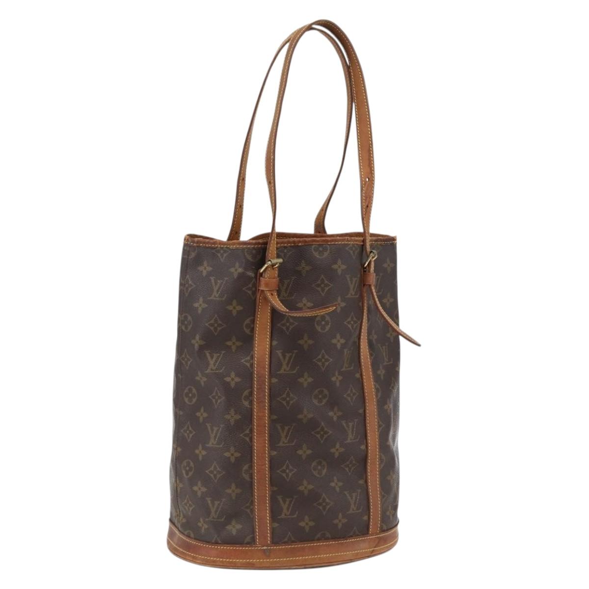 LOUIS VUITTON Monogram Bucket GM Shoulder Bag M42236 LV Auth 171701