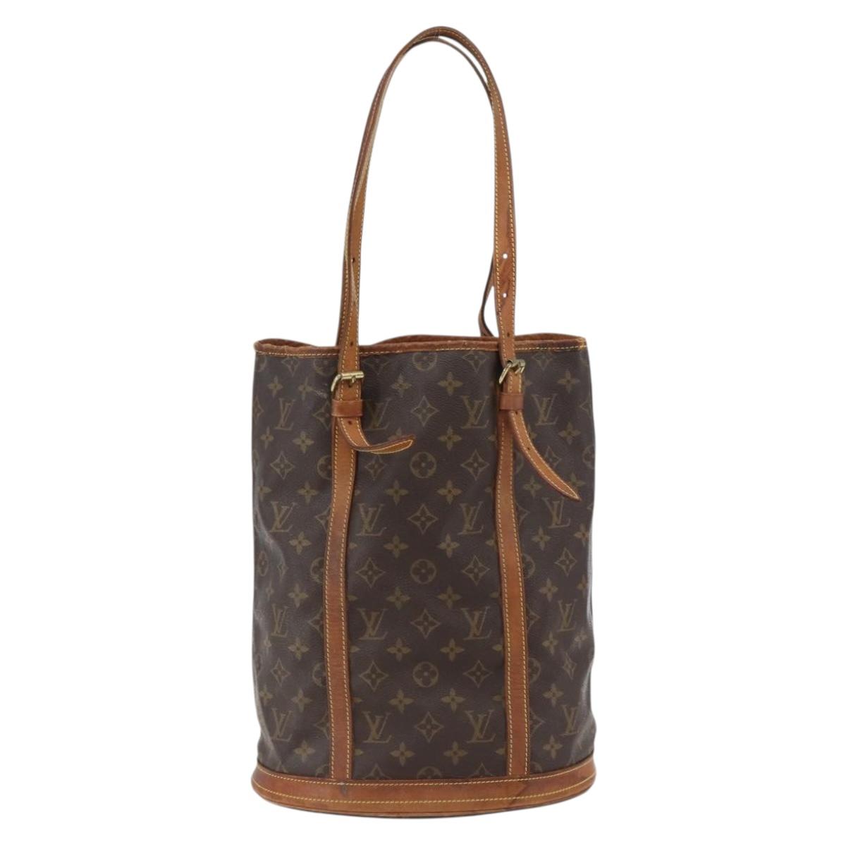LOUIS VUITTON Monogram Bucket GM Shoulder Bag M42236 LV Auth 171701