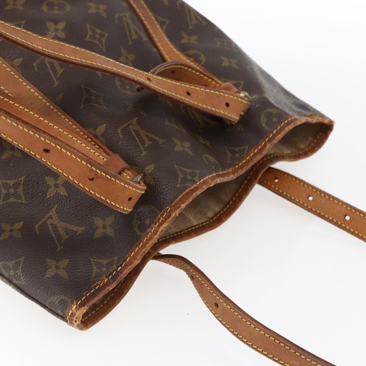 LOUIS VUITTON Monogram Bucket GM Shoulder Bag M42236 LV Auth 171701