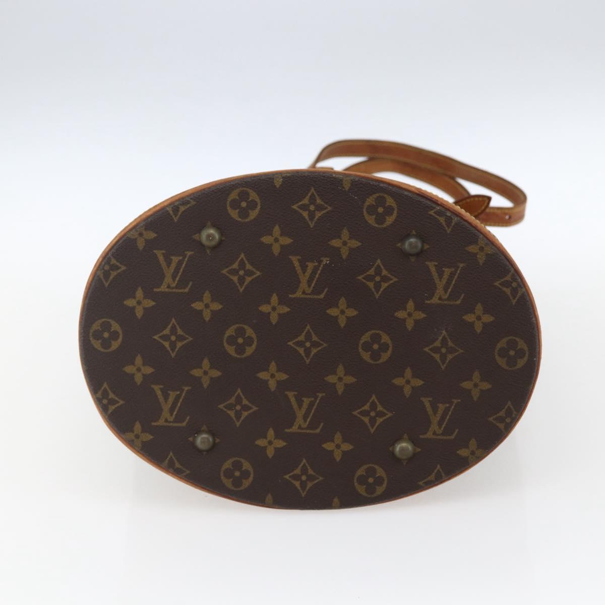 LOUIS VUITTON Monogram Bucket GM Shoulder Bag M42236 LV Auth 171701