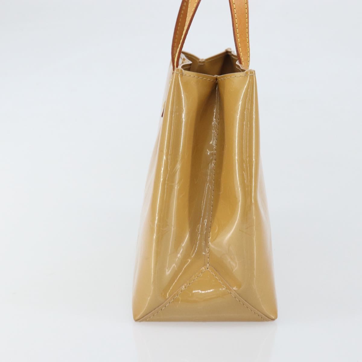 LOUIS VUITTON Monogram Vernis Reade PM Hand Bag Noisette M91334 LV Auth 171717