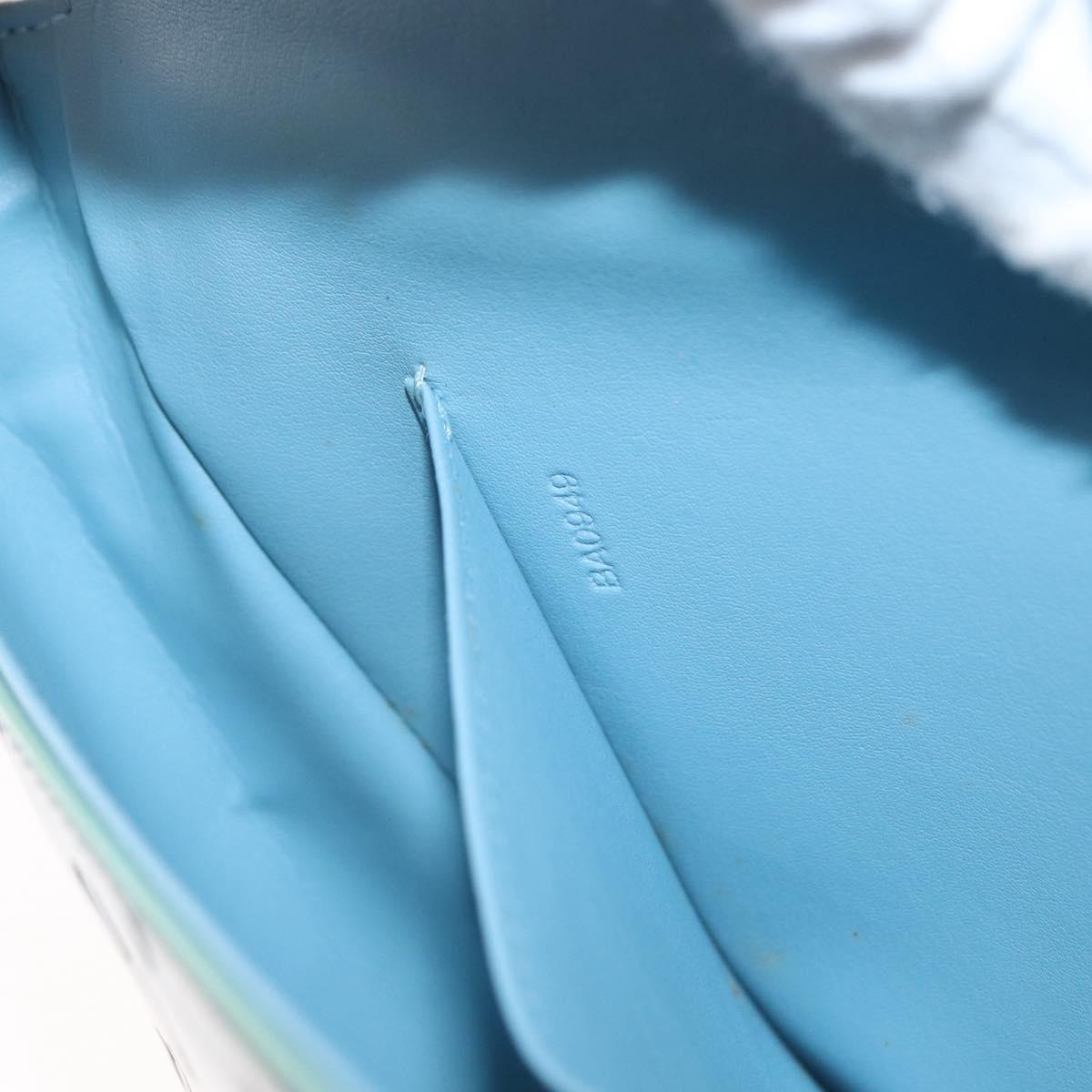 LOUIS VUITTON Monogram Vernis Thompson Street Bag Baby Blue M91009 Auth 171720