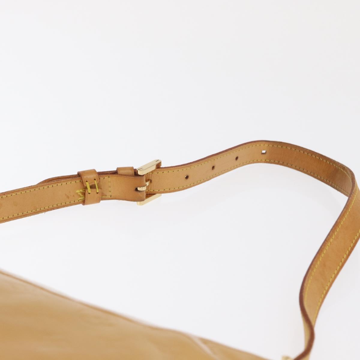 LOUIS VUITTON Monogram Vernis Thompson Street Bag Jaune M91123 LV Auth 171721