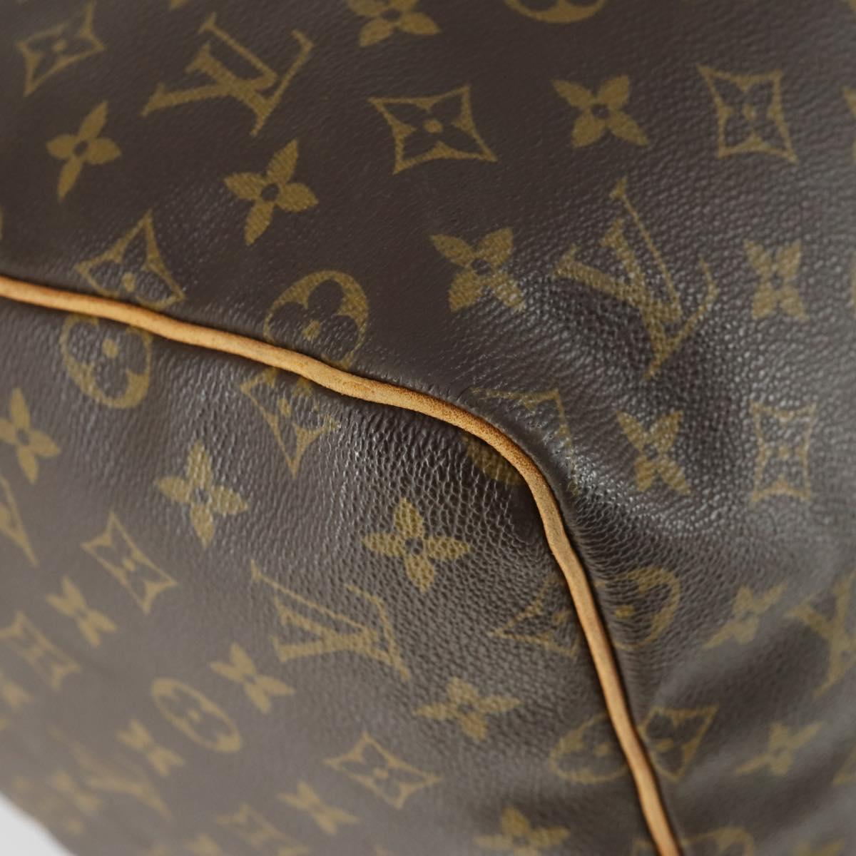 LOUIS VUITTON Monogram Keepall 55 Boston Bag M41424 LV Auth 171726