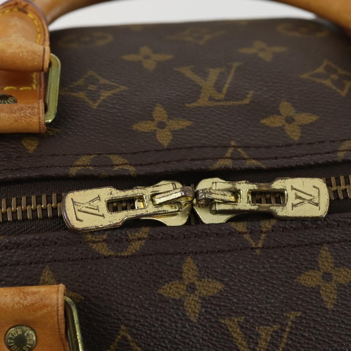 LOUIS VUITTON Monogram Keepall 55 Boston Bag M41424 LV Auth 171726