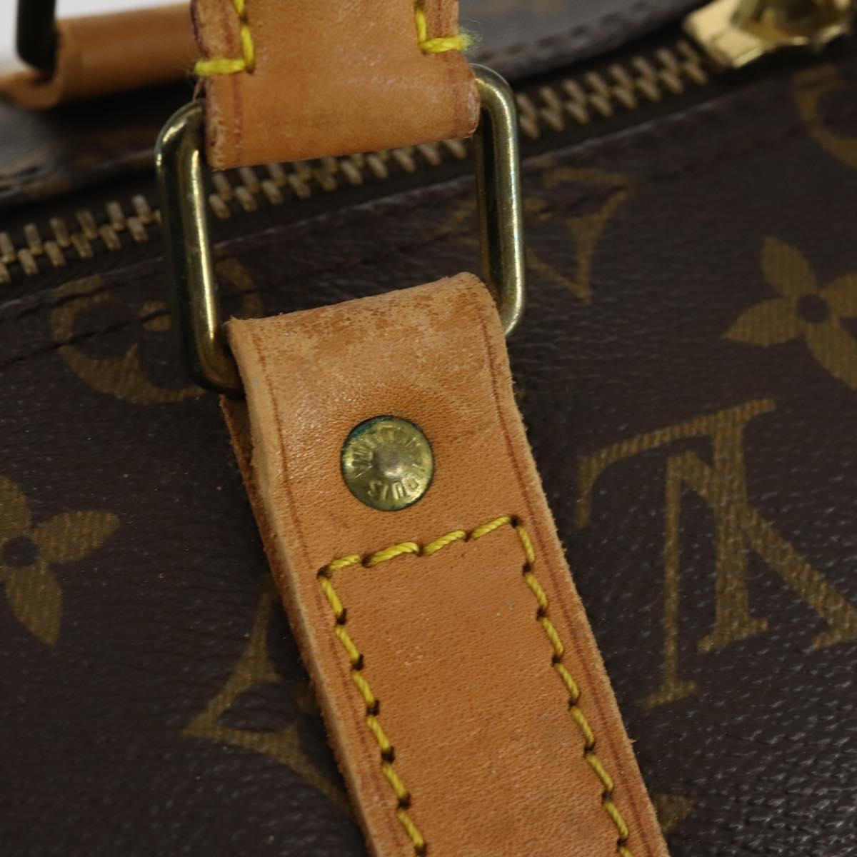 LOUIS VUITTON Monogram Keepall Bandouliere 50 Boston Bag M41416 LV Auth 171729A