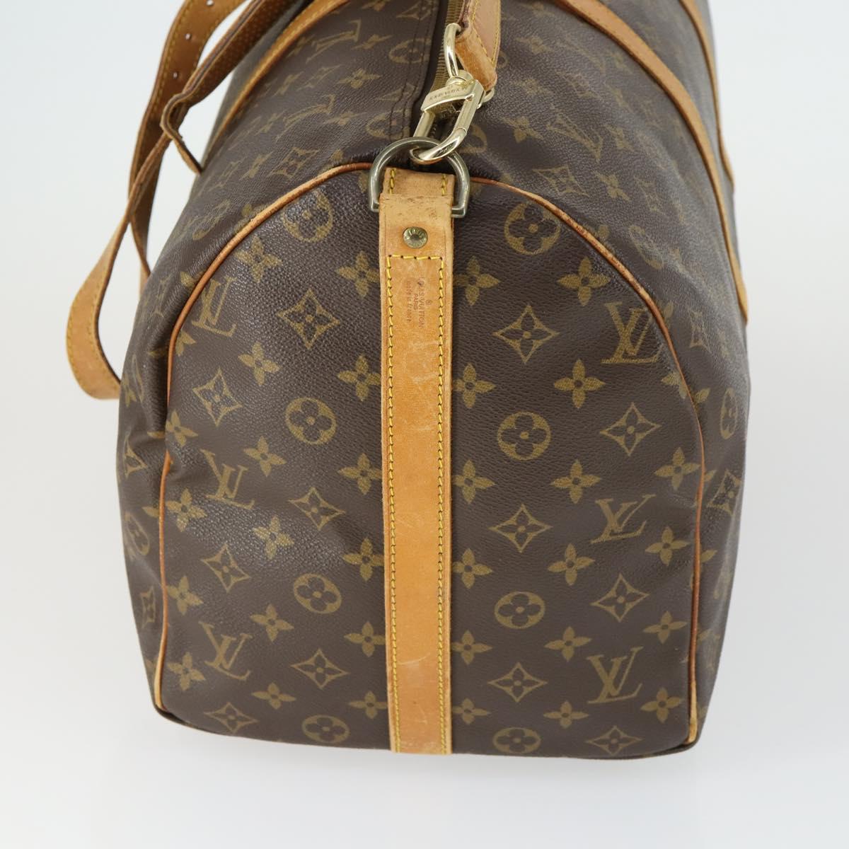 LOUIS VUITTON Monogram Keepall Bandouliere 50 Boston Bag M41416 LV Auth 171729A