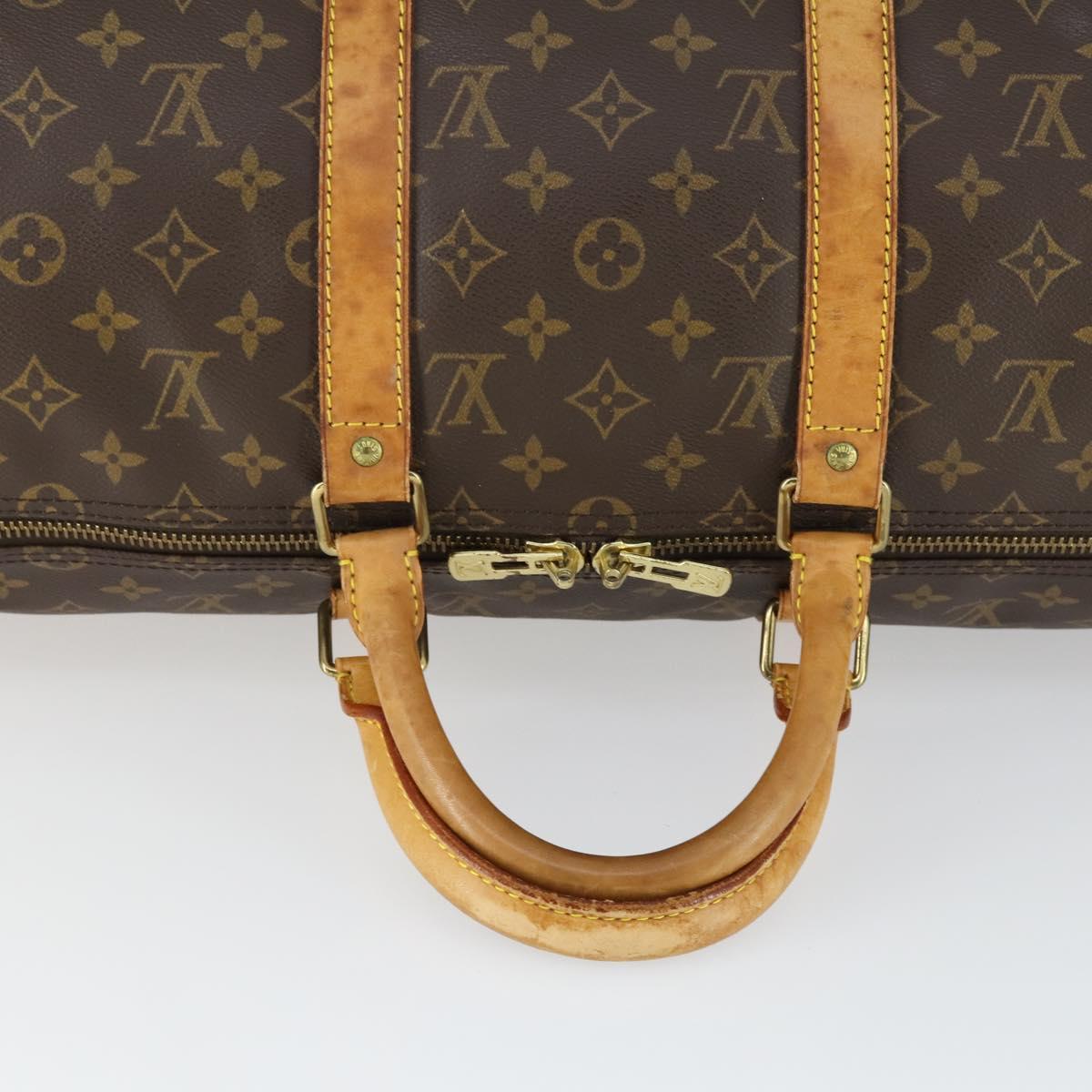 LOUIS VUITTON Monogram Keepall 50 Boston Bag M41426 LV Auth 171730