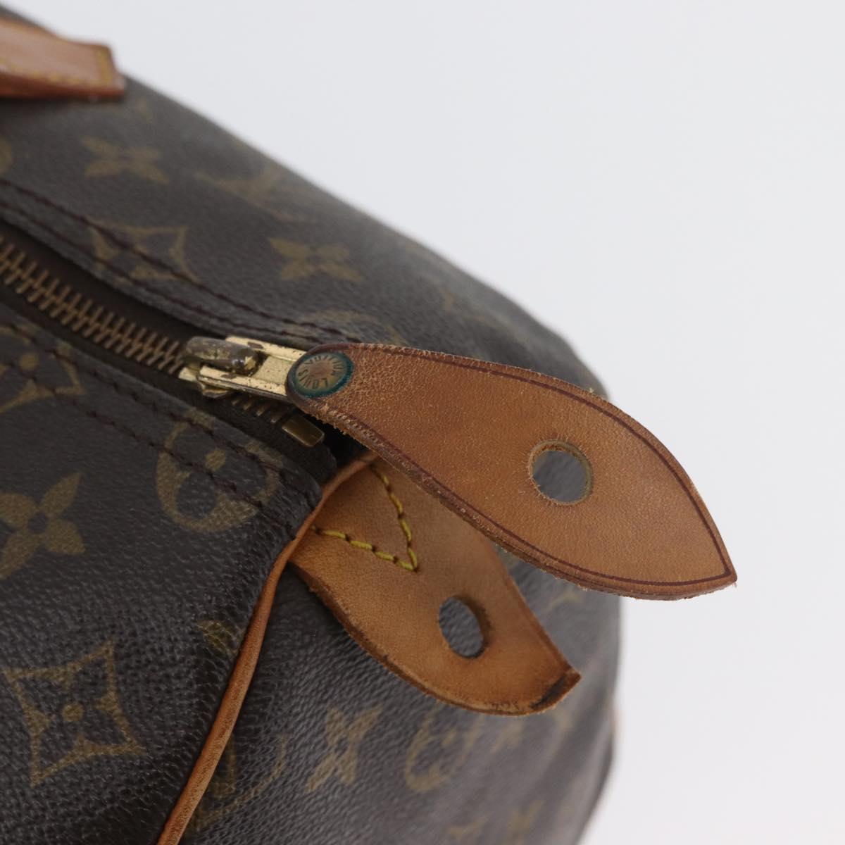 LOUIS VUITTON Monogram Speedy 35 Hand Bag M41524 LV Auth 171744