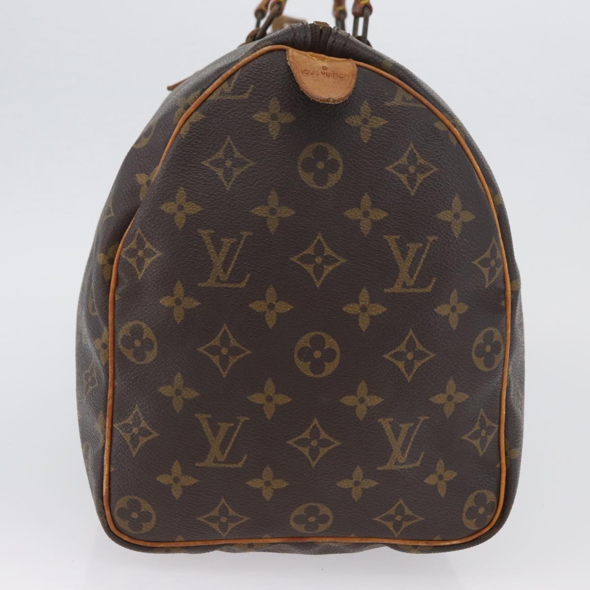 LOUIS VUITTON Monogram Speedy 35 Hand Bag M41524 LV Auth 171744