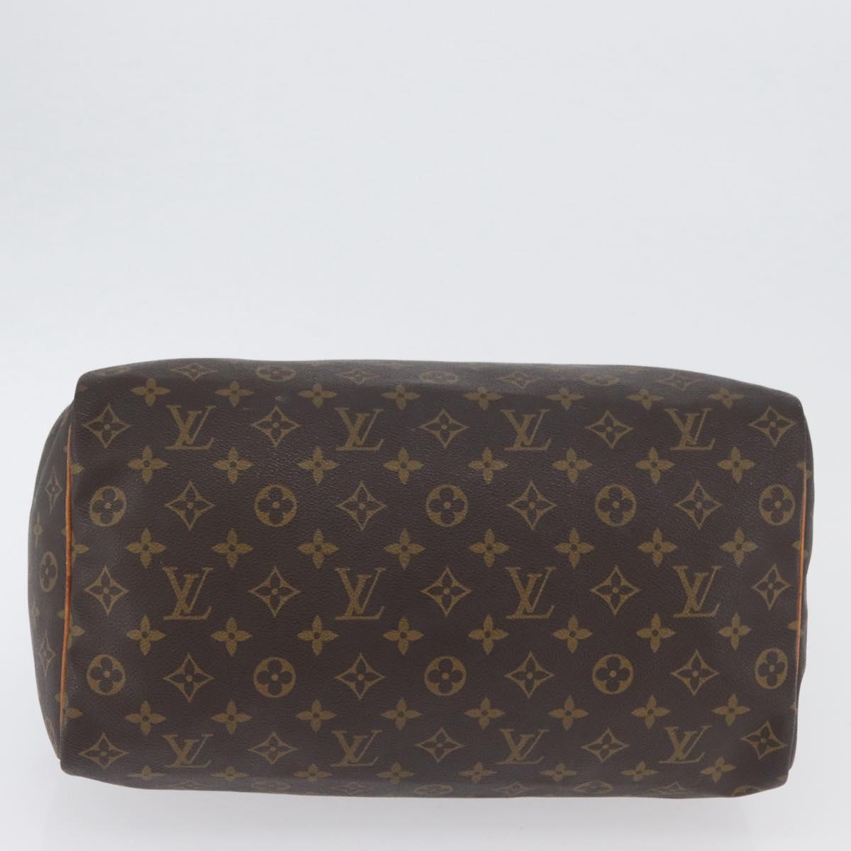 LOUIS VUITTON Monogram Speedy 35 Hand Bag M41524 LV Auth 171744