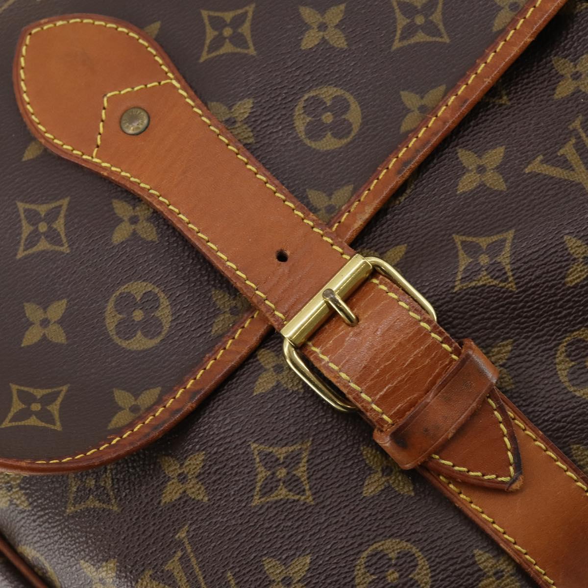 LOUIS VUITTON Monogram Sac Chassour 45 Boston Bag M41922 LV Auth 171758