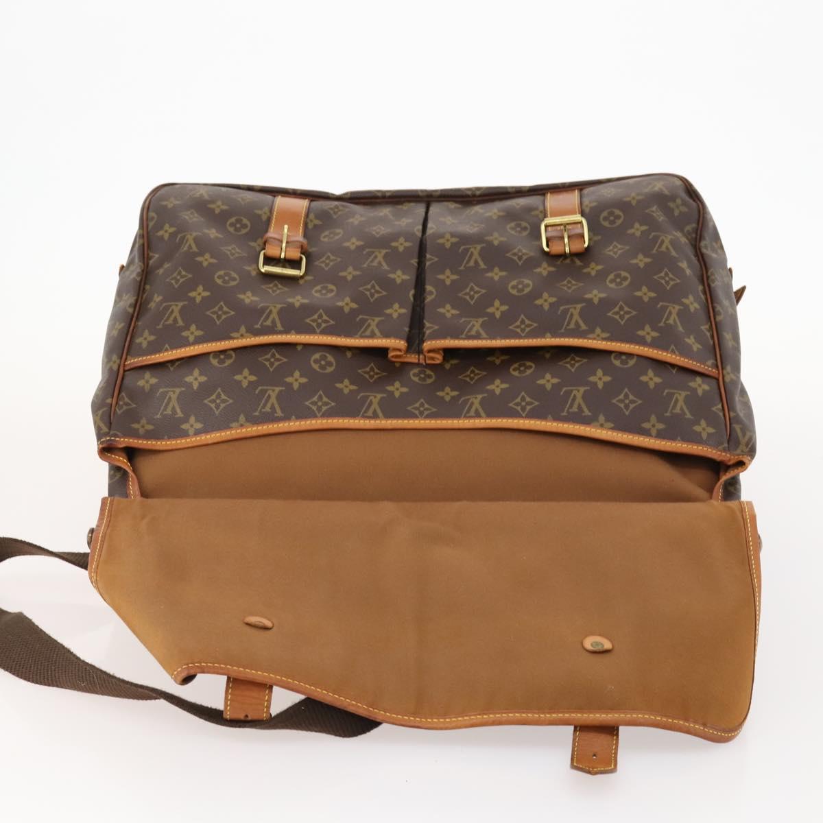 LOUIS VUITTON Monogram Sac Chassour 45 Boston Bag M41922 LV Auth 171758