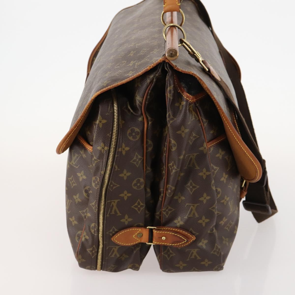 LOUIS VUITTON Monogram Sac Chassour 45 Boston Bag M41922 LV Auth 171758