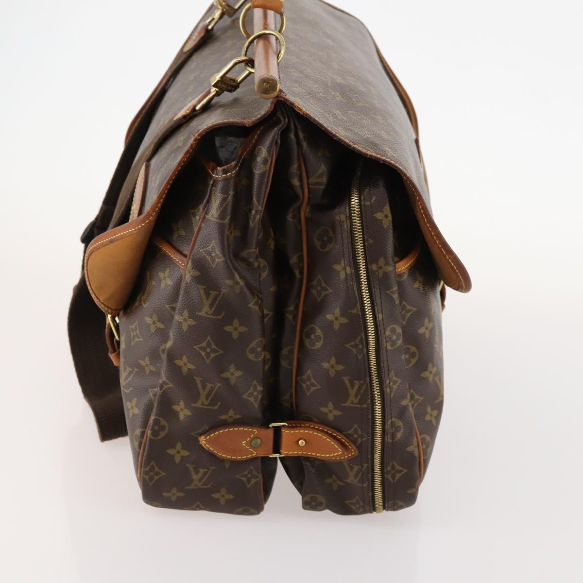 LOUIS VUITTON Monogram Sac Chassour 45 Boston Bag M41922 LV Auth 171758
