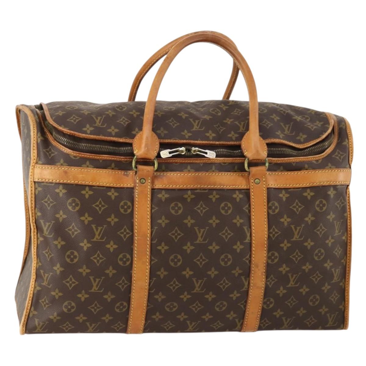 LOUIS VUITTON Monogram Sac Chasseur 55 Boston Bag M41922 LV Auth 171759