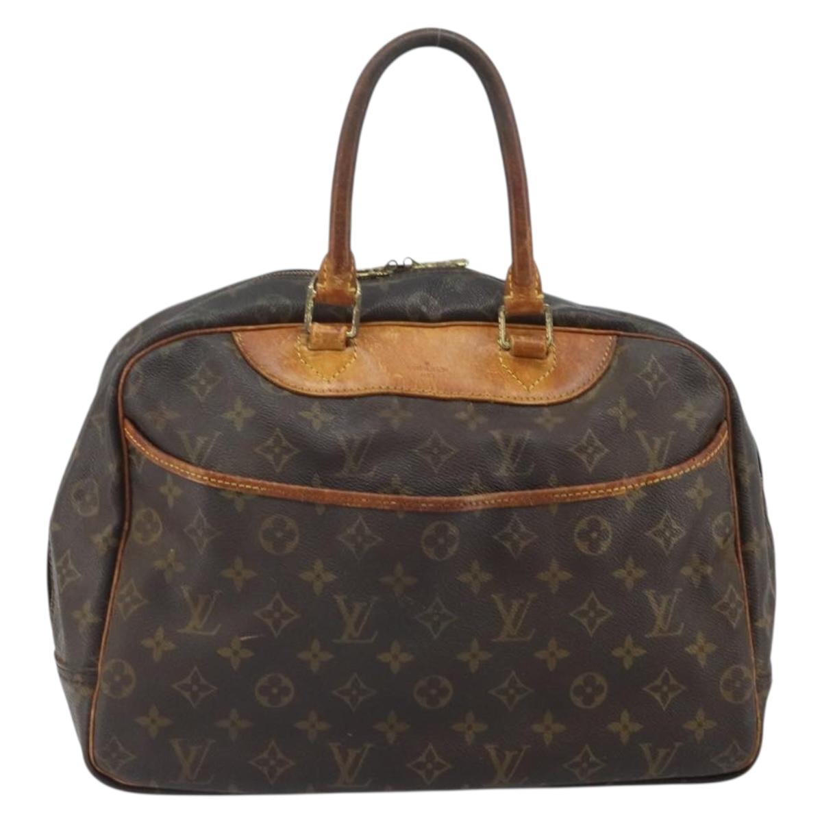 LOUIS VUITTON Monogram Deauville Hand Bag M47270 LV Auth 171764