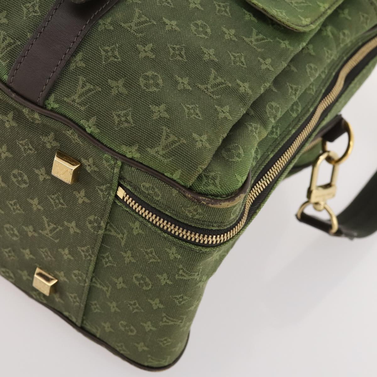 LOUIS VUITTON Monogram Mini Claudine Boston Bag TST Khaki M42332 LV Auth 171769