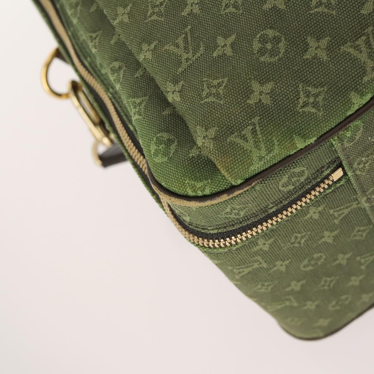 LOUIS VUITTON Monogram Mini Claudine Boston Bag TST Khaki M42332 LV Auth 171769
