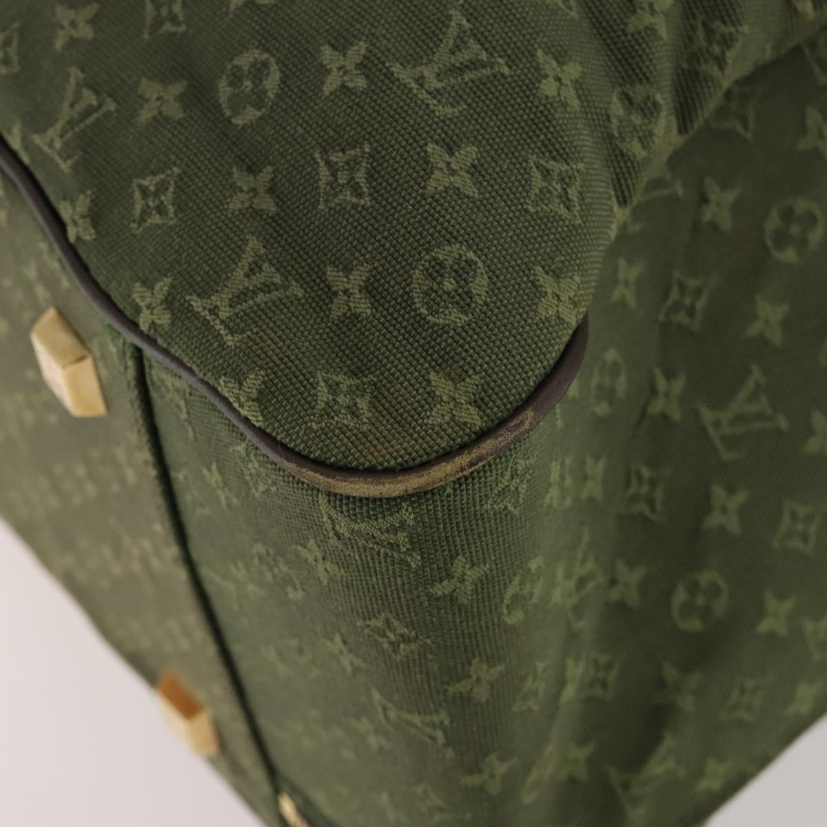 LOUIS VUITTON Monogram Mini Claudine Boston Bag TST Khaki M42332 LV Auth 171769