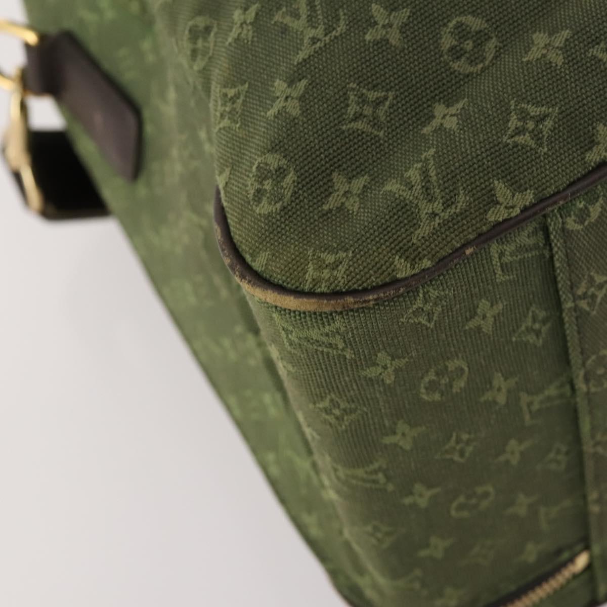 LOUIS VUITTON Monogram Mini Claudine Boston Bag TST Khaki M42332 LV Auth 171769