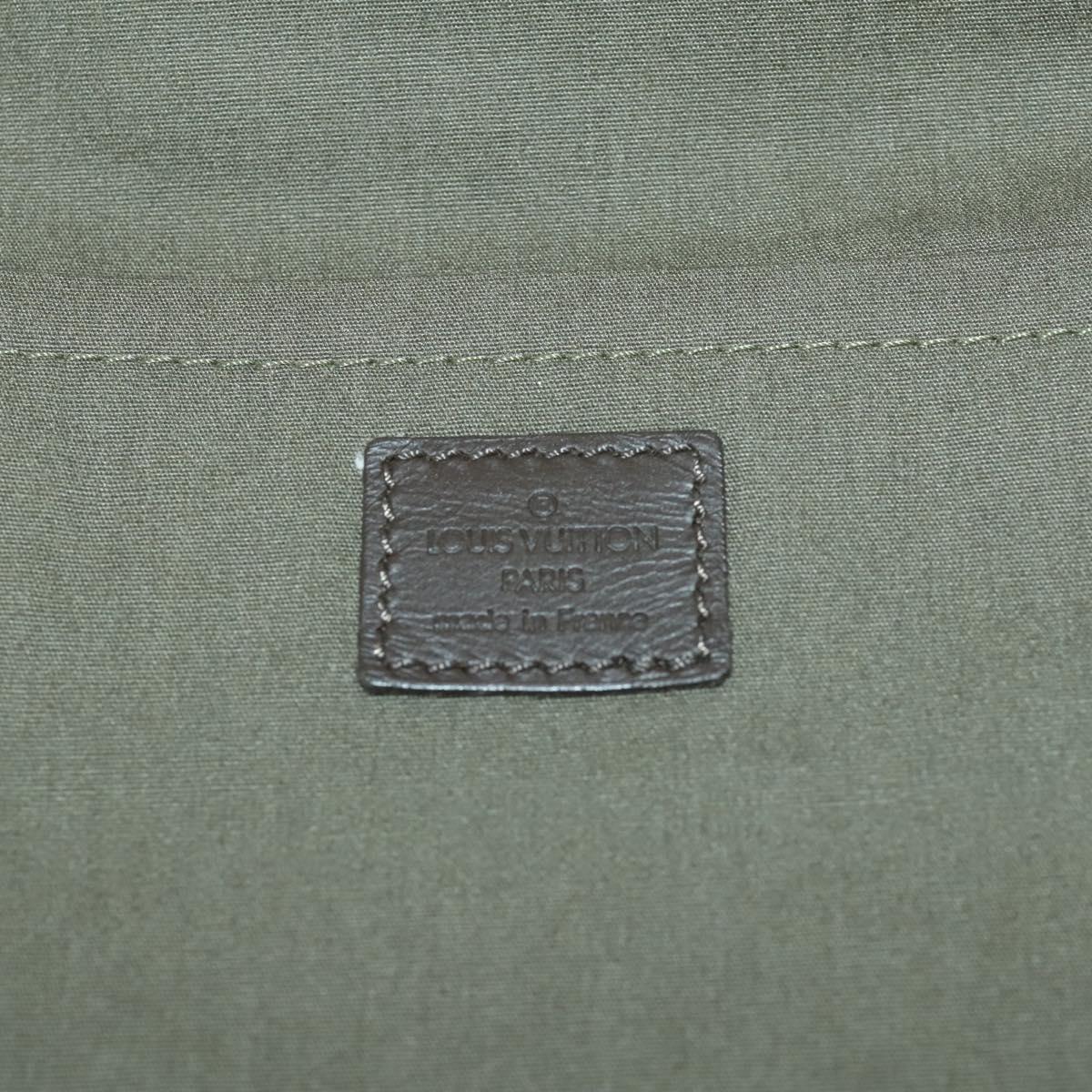 LOUIS VUITTON Monogram Mini Claudine Boston Bag TST Khaki M42332 LV Auth 171769
