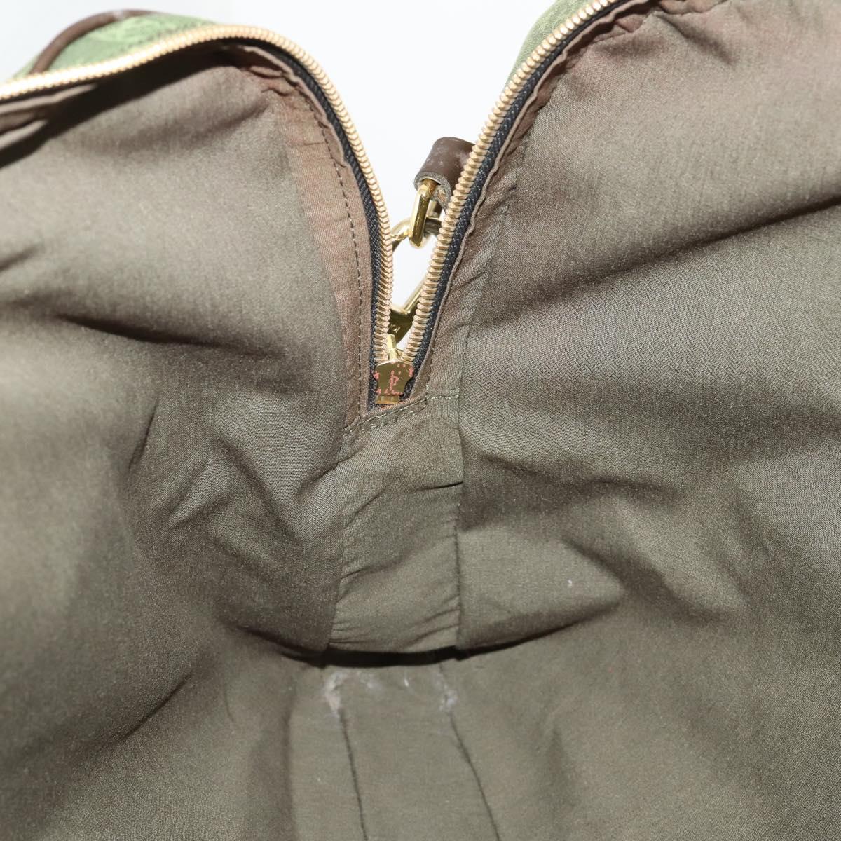 LOUIS VUITTON Monogram Mini Claudine Boston Bag TST Khaki M42332 LV Auth 171769