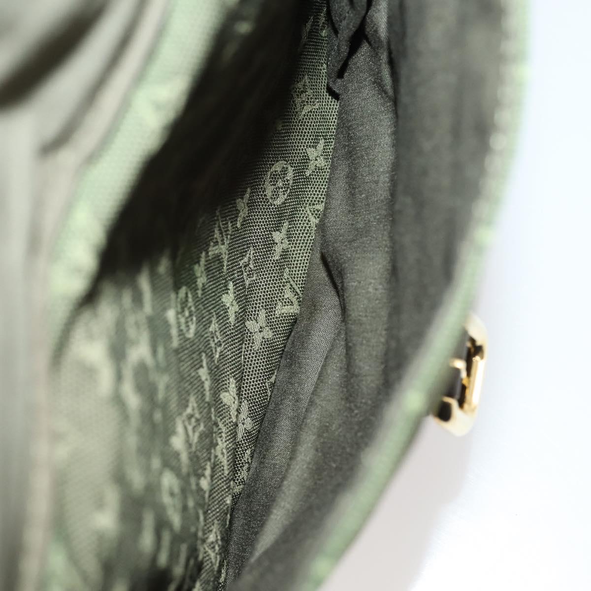 LOUIS VUITTON Monogram Mini Claudine Boston Bag TST Khaki M42332 LV Auth 171769
