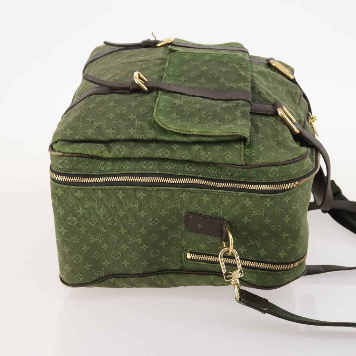 LOUIS VUITTON Monogram Mini Claudine Boston Bag TST Khaki M42332 LV Auth 171769