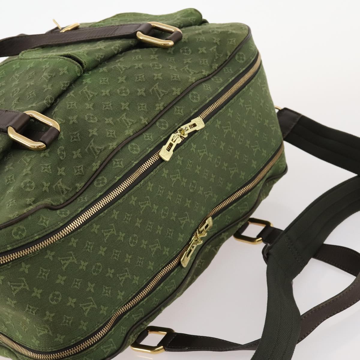 LOUIS VUITTON Monogram Mini Claudine Boston Bag TST Khaki M42332 LV Auth 171769