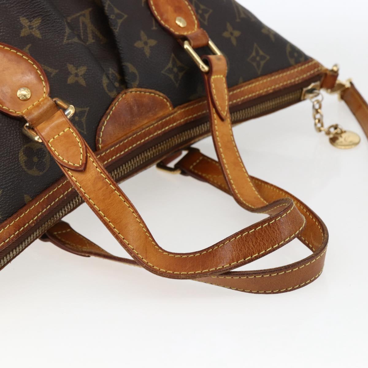 LOUIS VUITTON Monogram Palermo PM Tote Bag M40145 LV Auth 171772