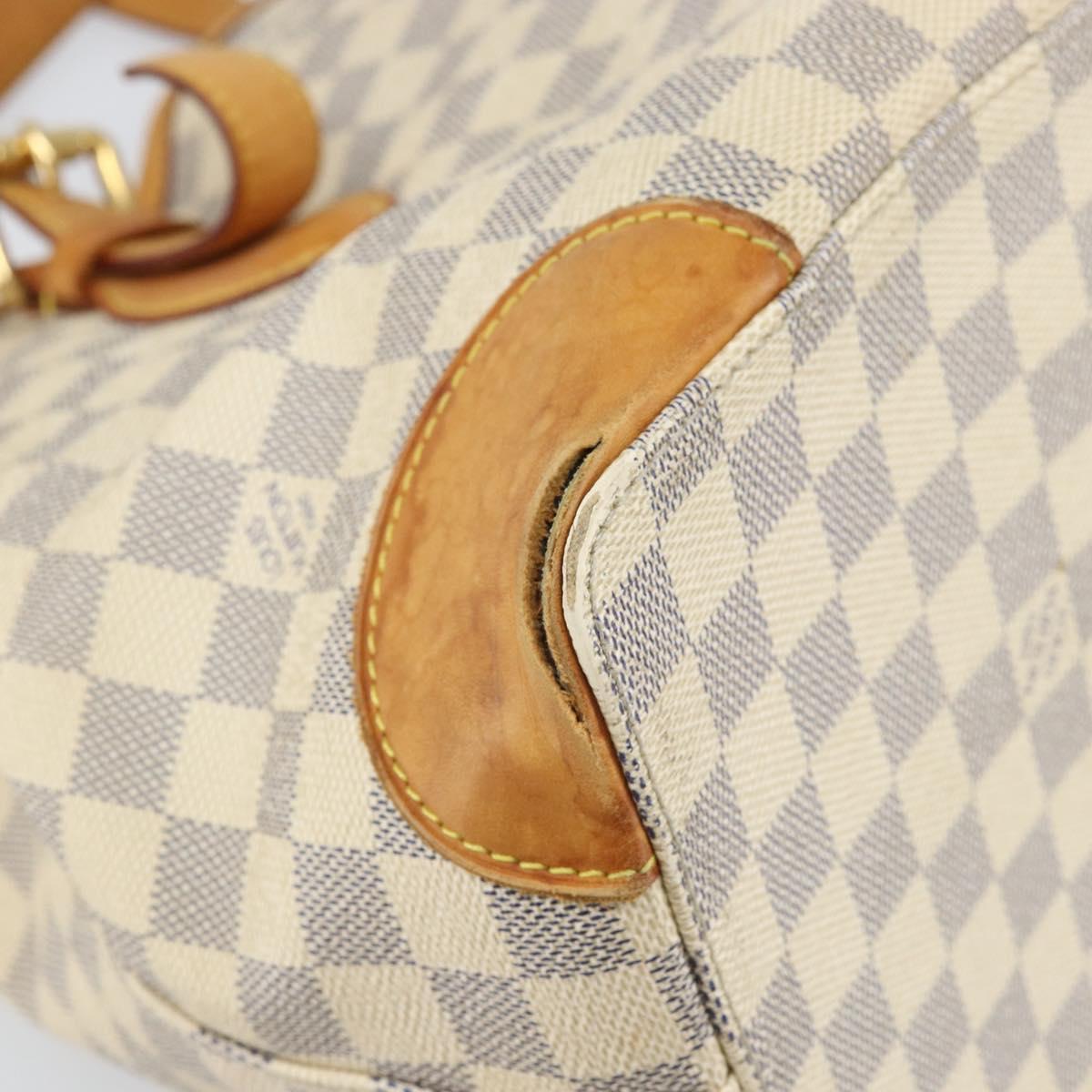 LOUIS VUITTON Damier Azur Hampstead MM Tote Bag N51206 LV Auth 171773