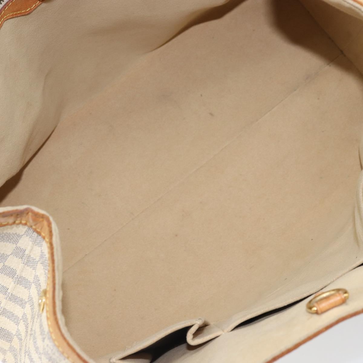 LOUIS VUITTON Damier Azur Hampstead MM Tote Bag N51206 LV Auth 171773