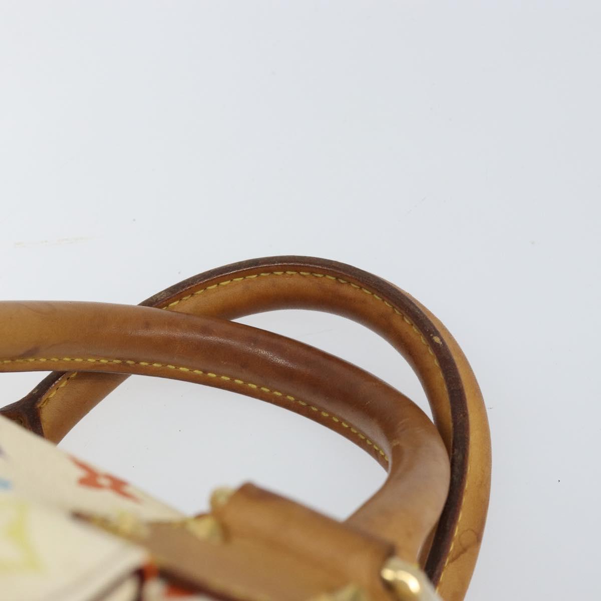 LOUIS VUITTON Monogram Multicolor Speedy 30 Bag White Bron M92643 LV Auth 171774