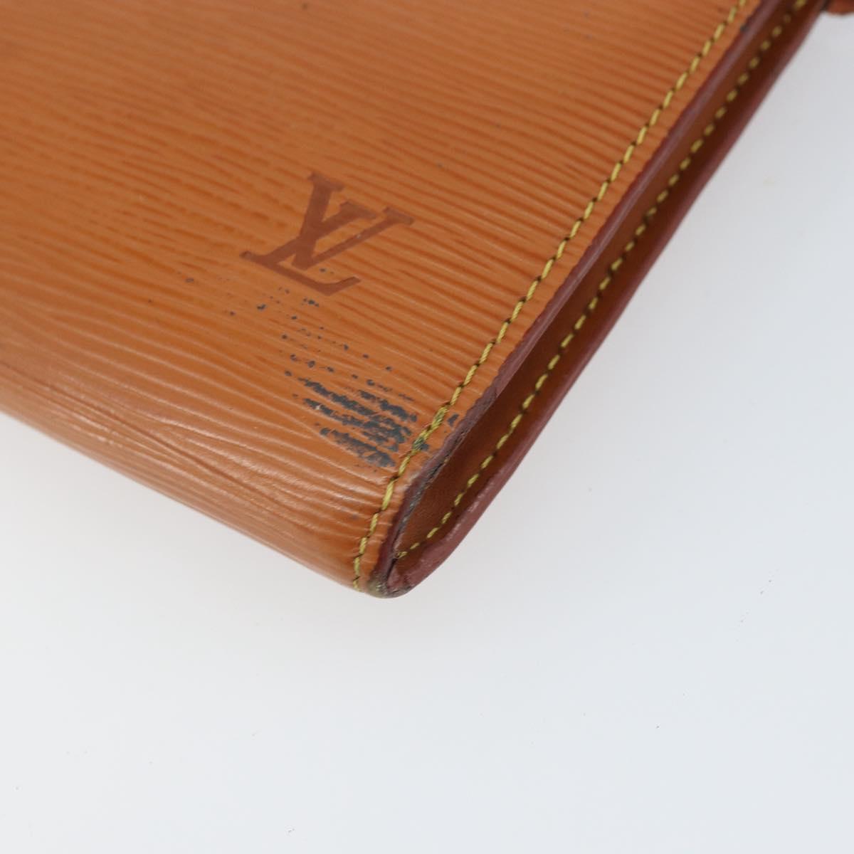 LOUIS VUITTON Epi Pochette Accessoires Pouch Zipangu Gold M52948 LV Auth 171803