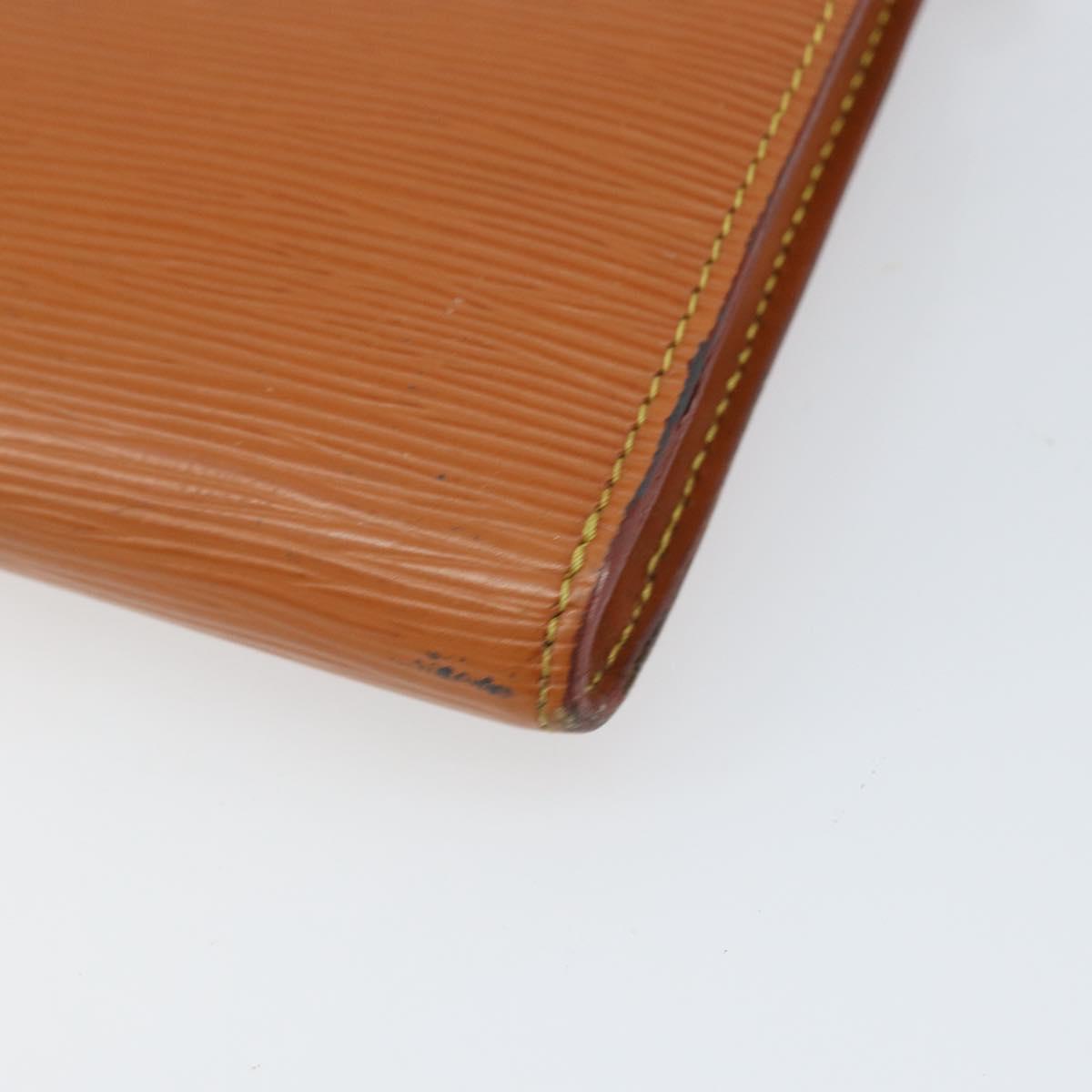 LOUIS VUITTON Epi Pochette Accessoires Pouch Zipangu Gold M52948 LV Auth 171803
