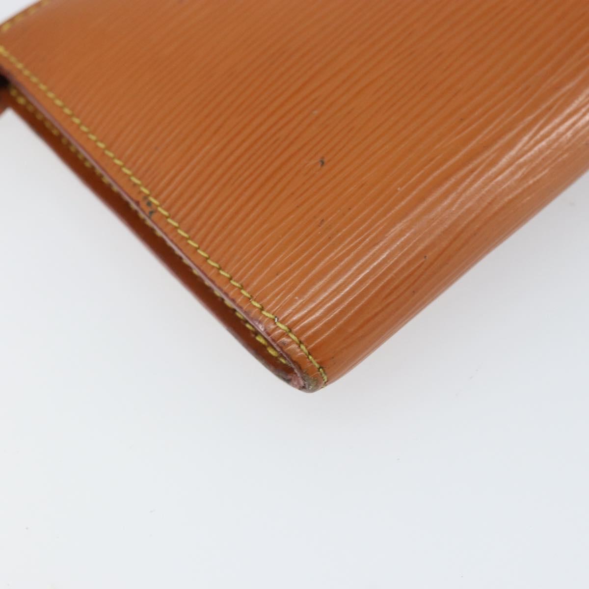 LOUIS VUITTON Epi Pochette Accessoires Pouch Zipangu Gold M52948 LV Auth 171803