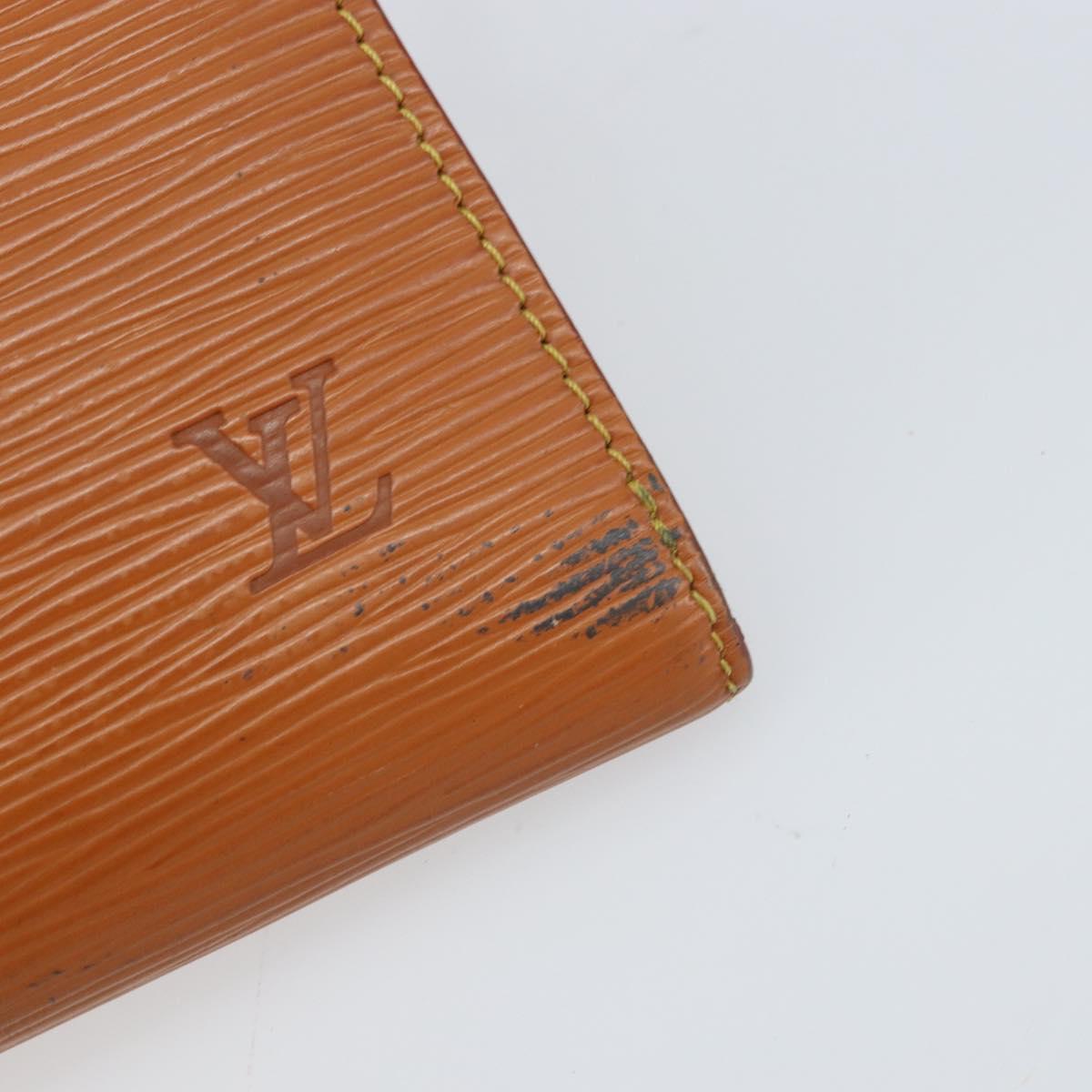 LOUIS VUITTON Epi Pochette Accessoires Pouch Zipangu Gold M52948 LV Auth 171803