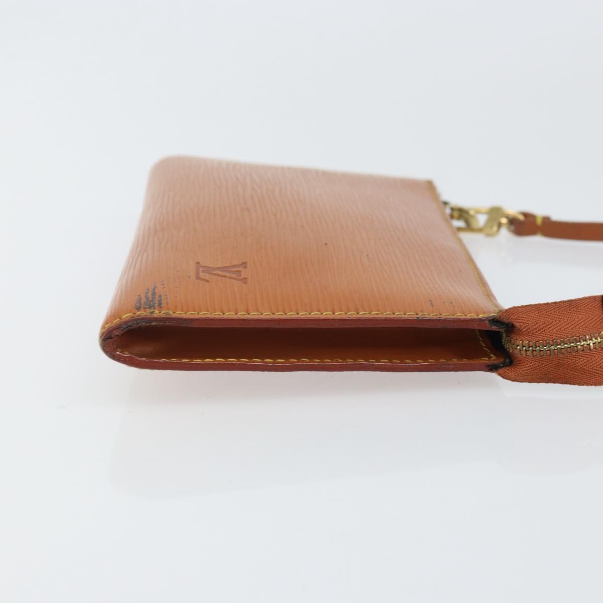 LOUIS VUITTON Epi Pochette Accessoires Pouch Zipangu Gold M52948 LV Auth 171803